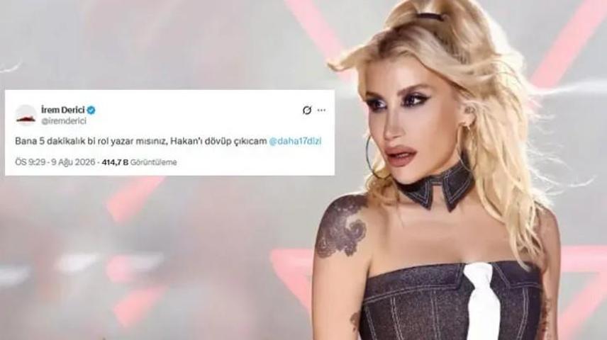 İrem Derici’den Daha 17 Ekibine Sürpriz Çağrı: “Bana 5 Dakikalık Rol Yazın”