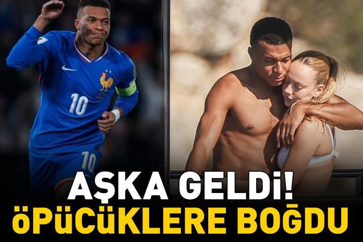 2026 Dünya Kupasının gol kralı Kylian Mbappe aşka geldi Sevgilisi Ester Expositoyu öpücüklere boğdu
