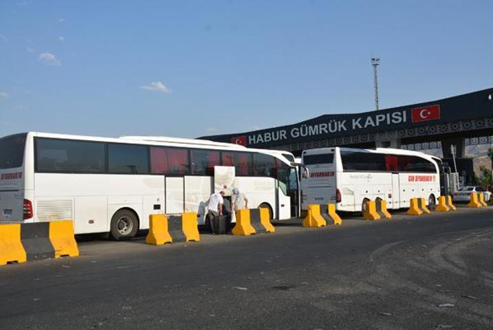 Filistin Konvoyu, Habur Sınır Kapısı’ndan Irak’a geçti