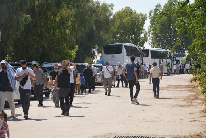 Filistin Konvoyu, Habur Sınır Kapısı’ndan Irak’a geçti