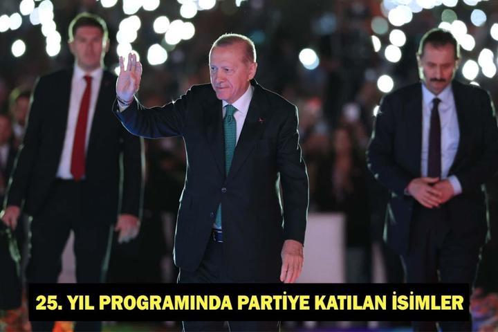AK PARTİ’YE KATILAN MİLLETVEKİLLERİ VE BELEDİYE BAŞKANLARI KİMLER 25. Yıl Programında Partiye Katılan İsimler…
