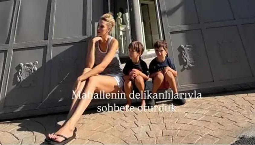 İdo Tatlıses’in İkizlerinden Eğlenceli Anlar “Yıkılırsak Kalkarız”