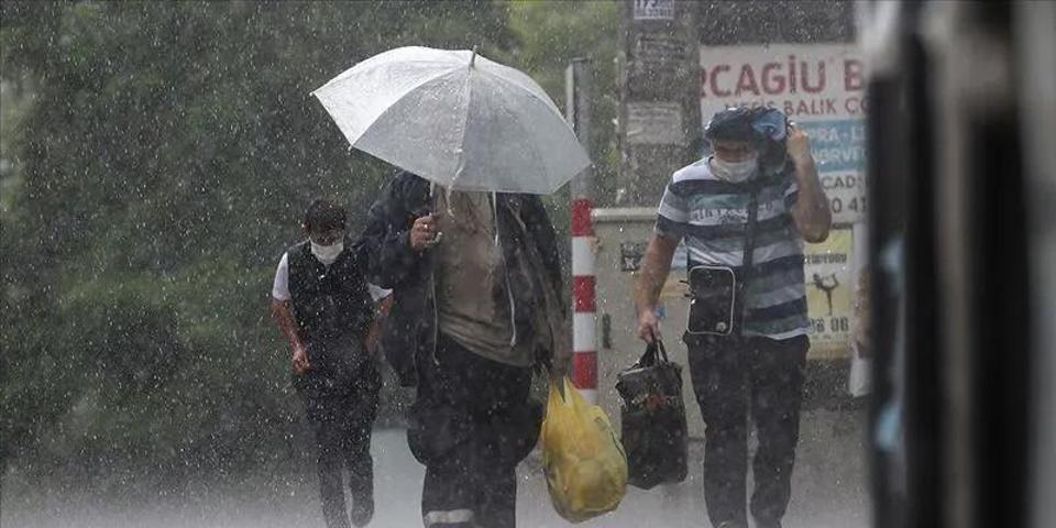 PAZAR GÜNÜ PLAN YAPANLAR DİKKAT Meteorolojiden 11 il için sarı alarm Kuvvetli yağış ve rüzgar geliyor