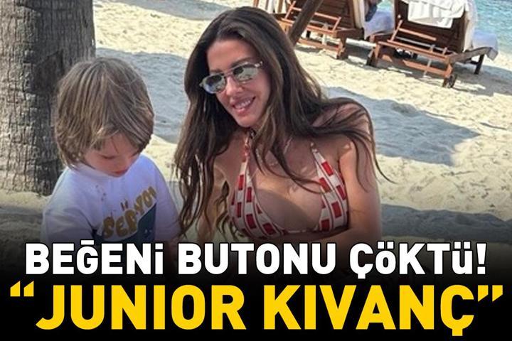 Aşk-ı Memnunun Behlülü Kıvanç Tatlıtuğun eşi Başak Dizer ile oğlu Kurt Efe’ye bakın Yorumlar peş peşe geldi: JUNIOR KIVANÇ