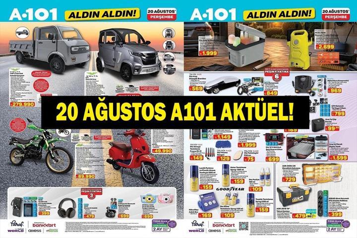 20 AĞUSTOS A101 KATALOĞU 2026: A101e Elektrikli Kamyonet Geliyor A101de Bu Hafta Neler Var Teknoloji ve Ev Ürünlerinde Büyük Kampanya
