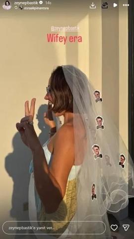 Zeynep Bastık’ın Bekarlığa Veda Partisinde Serkay Tütüncü Sürprizi Duvağındaki Detay Olay Oldu