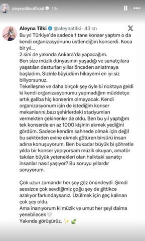 Bomba iddia Aleyna Tilki resmen isyan etti: Artık hiç konserim olmayacak