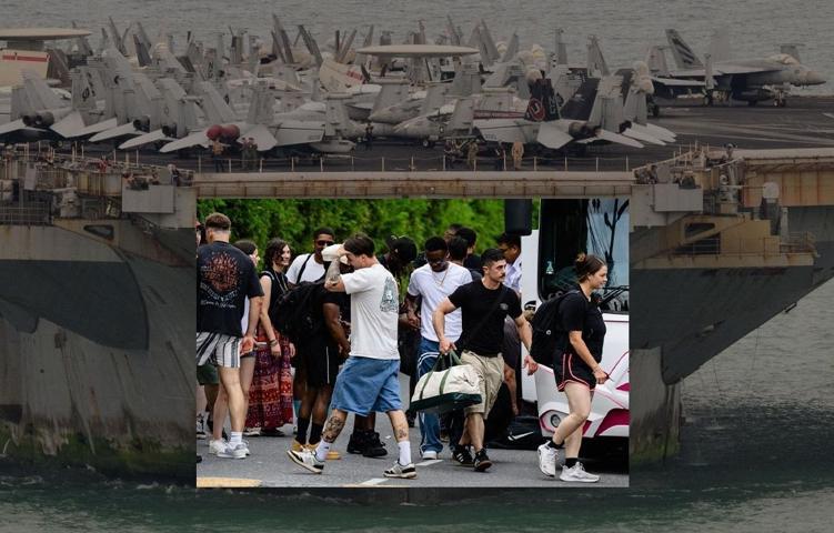 Gövdesi pas, mürettebatı kriz içinde: Orta Doğudan ayrılan ABD askerleri, karaya ayak bastı
