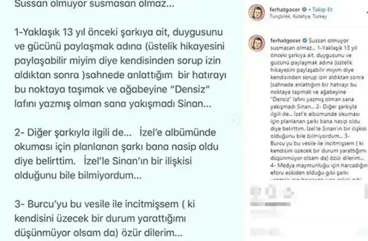 SİNAN AKÇIL - FERHAT GÖÇER POLEMİĞİ BÜYÜYOR Kendi kendine tartışma yarattı diyerek rest çekti