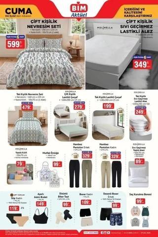 BİM AKTÜEL KATALOG 4-9 EYLÜL 2026: BİMde bu hafta hangi ürünler indirimde Çelik tencere, krep tava, nevresim seti...