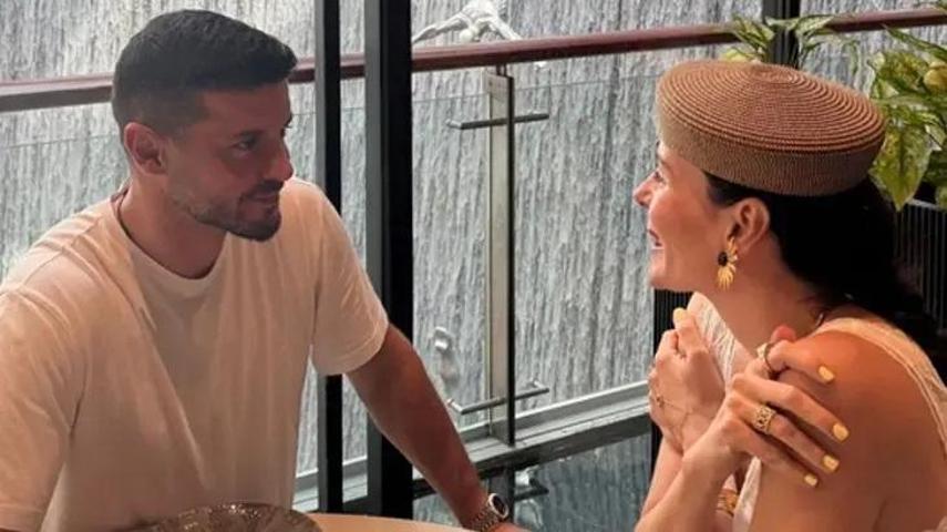 Berk Oktay ile Yıldız Çağrı Atiksoy, Dubaide aşka geldi Romantizm dolu anlar