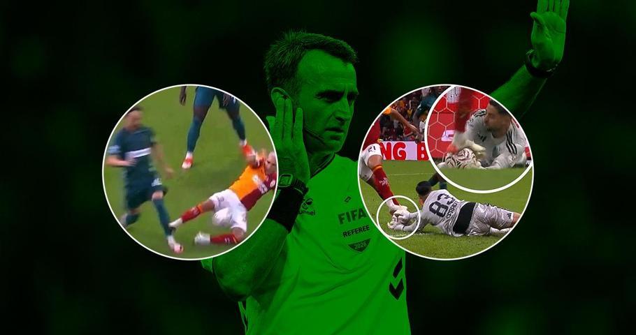 Galatasaray - Kocaelispor maçındaki gol iptalinde karar doğru mu Eski hakemler yorumladı...