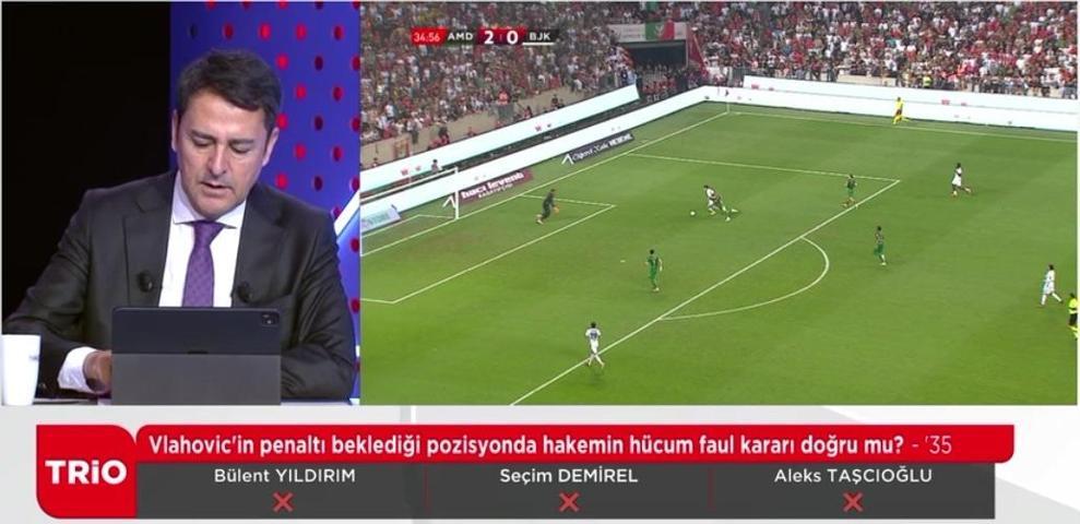 Vlahovicin penaltı beklediği pozisyonu eski hakemler tartıştı İşte Amed - Beşiktaş maçındaki düdükler...