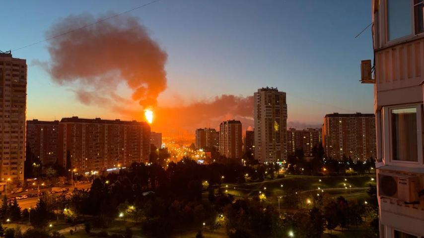 Moskova semalarında dumanlar yükseldi: 1600 dronla şok