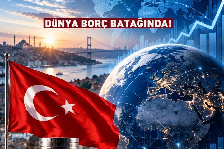 DÜNYA BORÇ BATAĞINDA Türkiyede geriledi, küreselde arttı