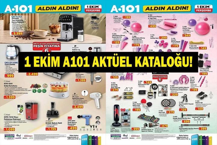 A101 1 EKİM 2026 AKTÜEL KATALOĞU YAYINLANDI: A101de Bu Hafta Neler İndirimde 1 Ekim Aktüel Katalog Ürünleri
