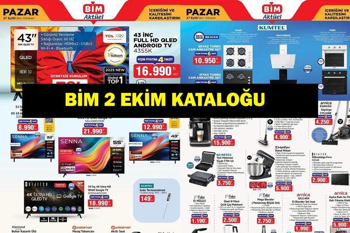 BİM 2 EKİM 2026 AKTÜEL KATALOĞU YAYINLANDI: BİMde Bu Hafta Neler İndirimde 2 Ekim BİM Aktüel Ürünler Kataloğu