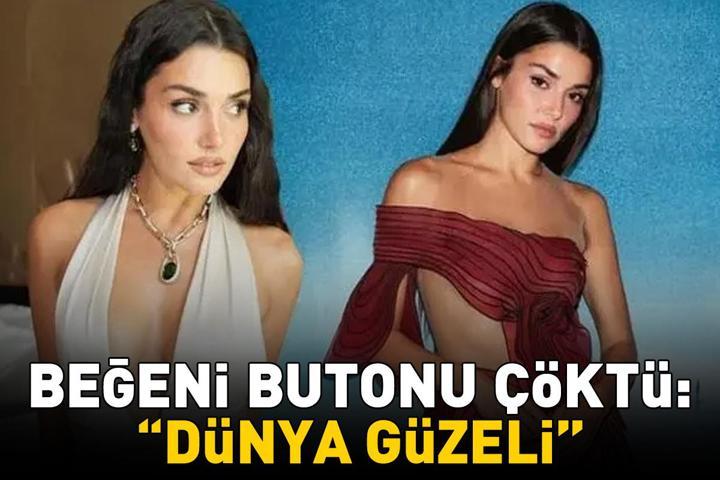 Hande Erçel tarzıyla sosyal medyayı salladı: Dünya güzeli
