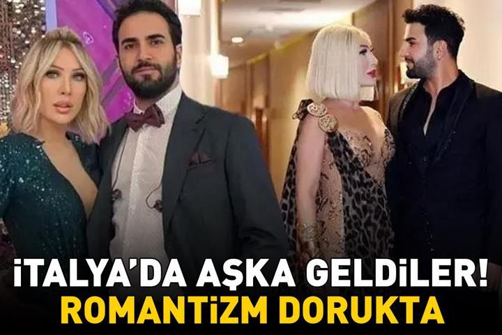 Seda Sayan ve 25 yaş küçük eşi Çağlar Öktenden İtalyada aşk dolu poz ROMANTİZM DORUKTA