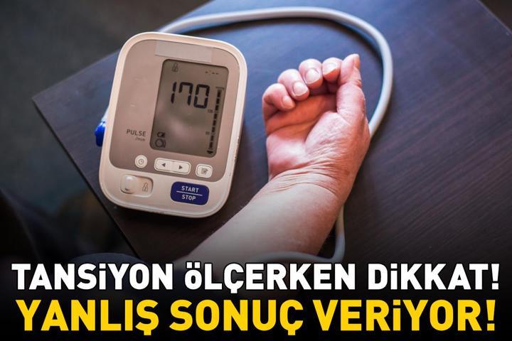 TANSİYON ÖLÇERKEN YAPILAN 6 YAYGIN HATA Kan basıncı değerini gereğinden çok üst düzeyde çıkarıyor