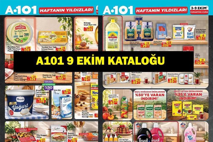 A101 9 EKİM 2026 AKTÜEL KATALOĞU YAYINLANDI: A101de Bu Hafta Neler İndirimde9 Ekim A101 Aktüel Ürünler Kataloğu