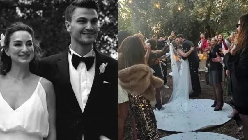 Gözlerden uzak yaşıyordu Şükrü Özyıldızın kardeşi Burcu Özyıldız evlendi