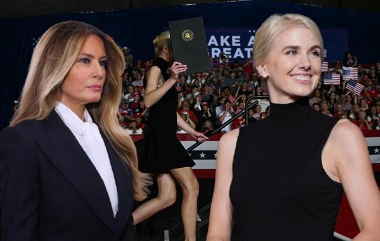Melania duymasın: Trump asistanını sahneye çağırdı, o anlar mitinge damga vurdu