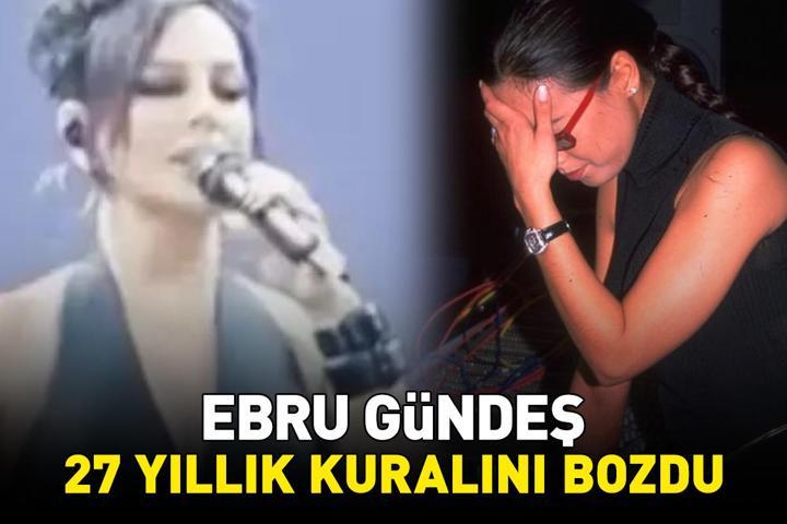 Ölümden dönmüştü Ebru Gündeş 27 yıl sonra Dön Ne Olur şarkısını söyledi