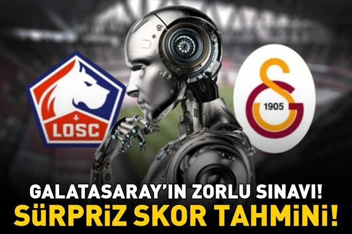 LİLLE - GALATASARAY MAÇI KAÇ KAÇ BİTER Yapay zekadan UEFA Şampiyonlar Liginin 3. hafta karşılaşması için sürpriz tahmin