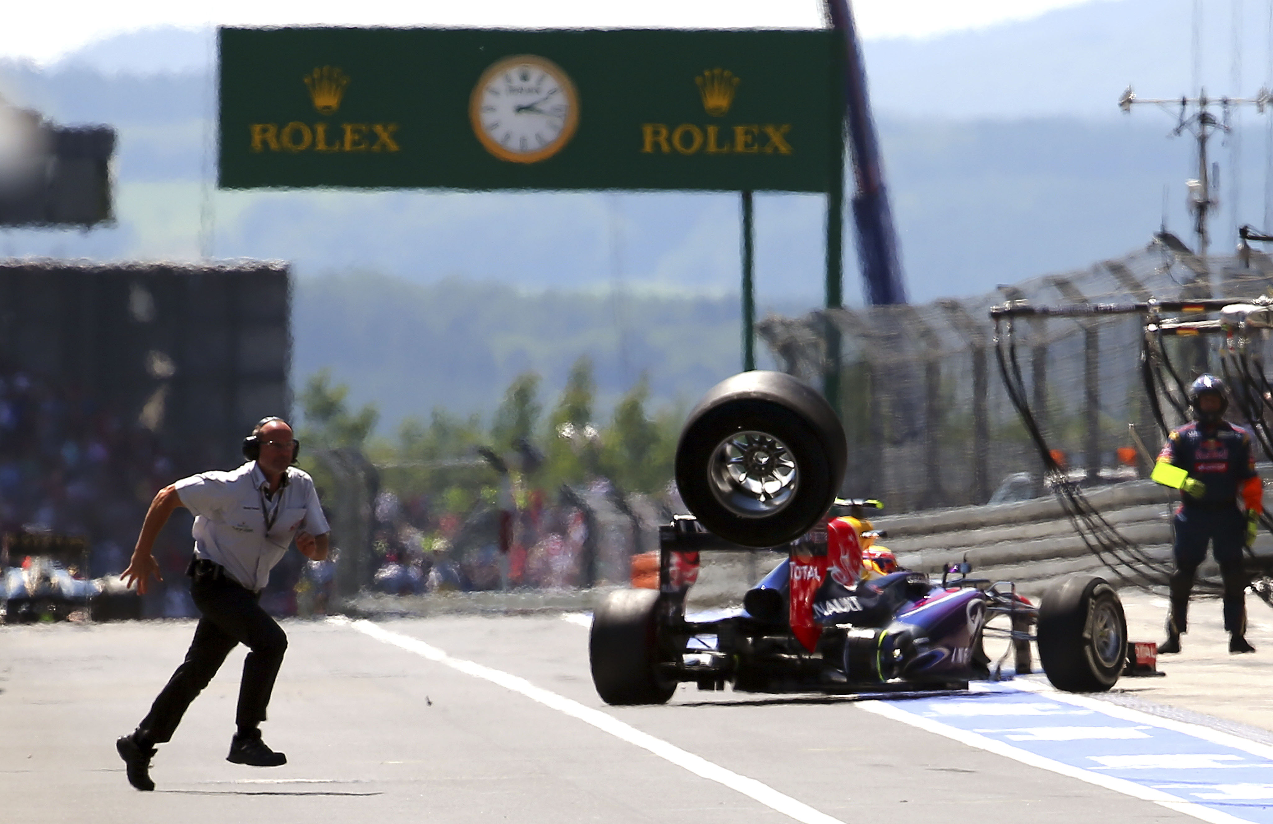 Formula 1de korkutan kaza
