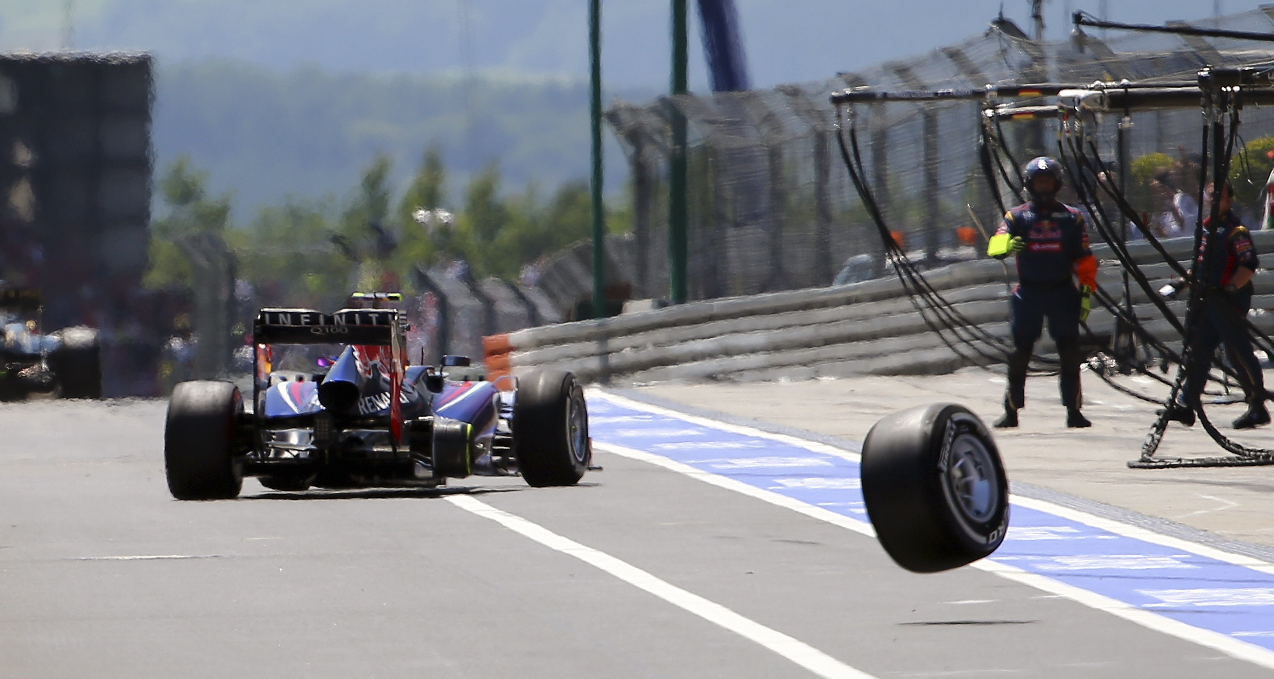 Formula 1de korkutan kaza