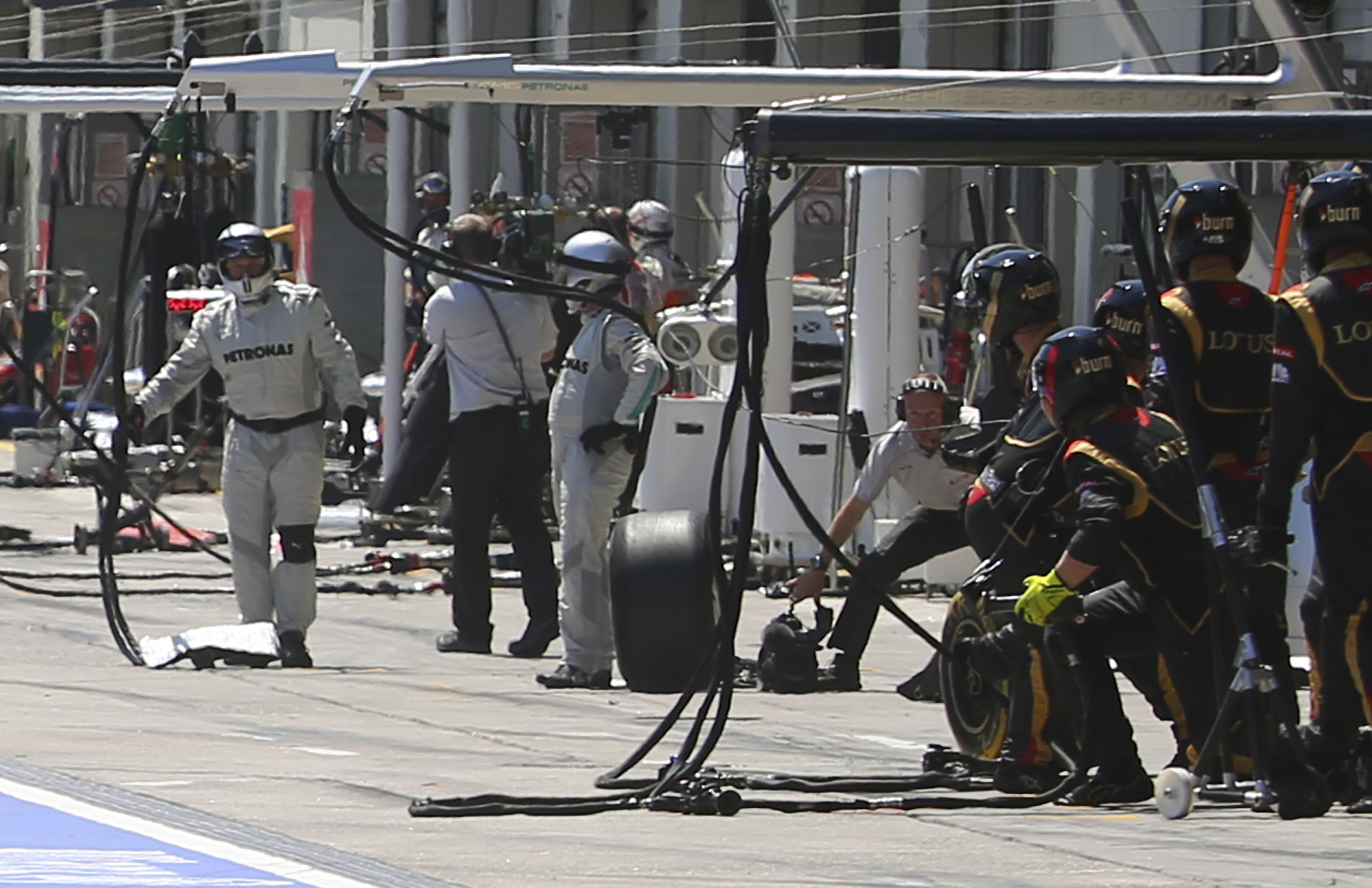 Formula 1de korkutan kaza