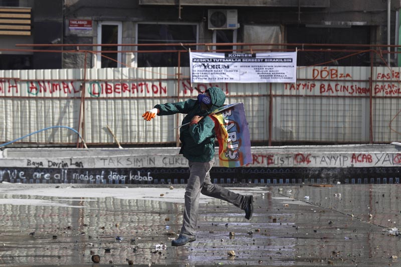 Taksime polis müdahalesi