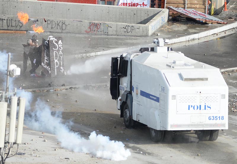 Taksime polis müdahalesi