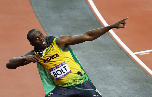 100 metre diye yazılır, Bolt diye okunur