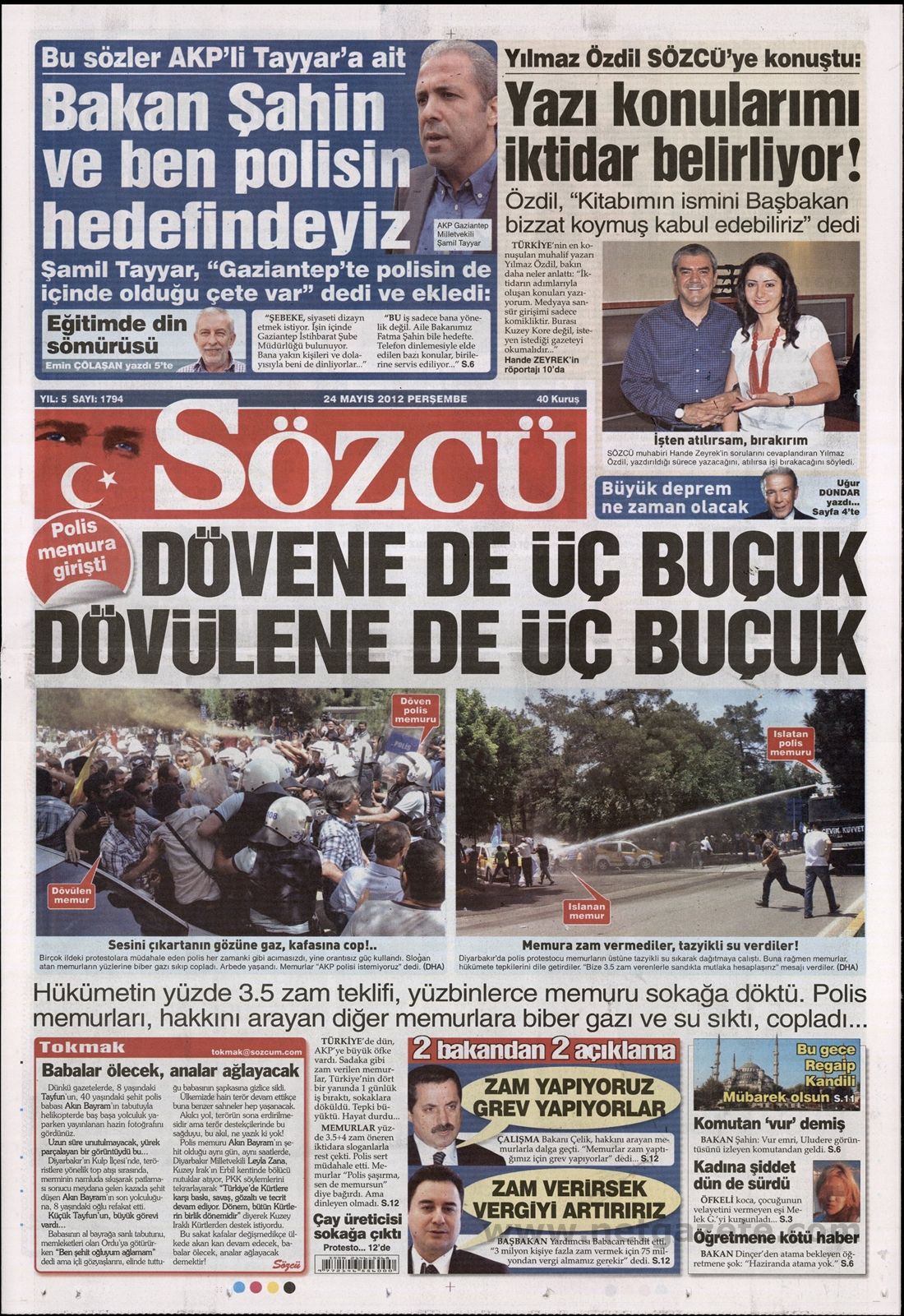 BASINDA BUGÜN (24.05.2012)