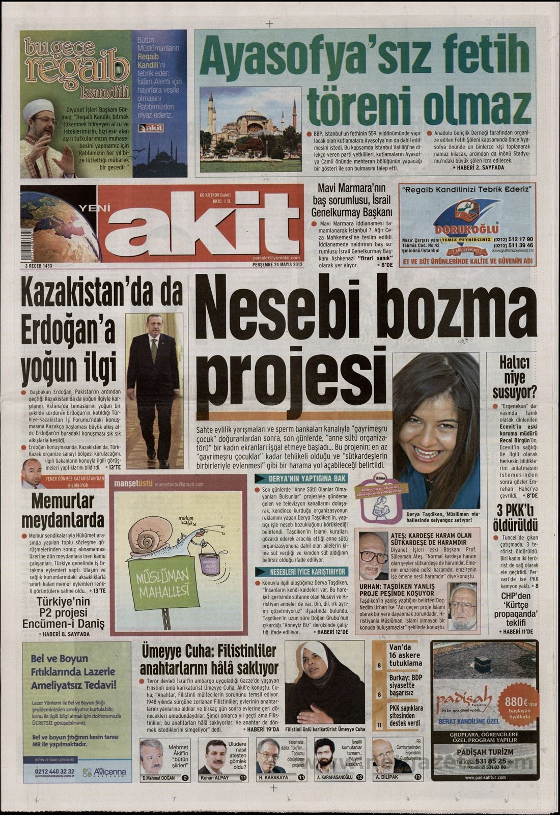 BASINDA BUGÜN (24.05.2012)