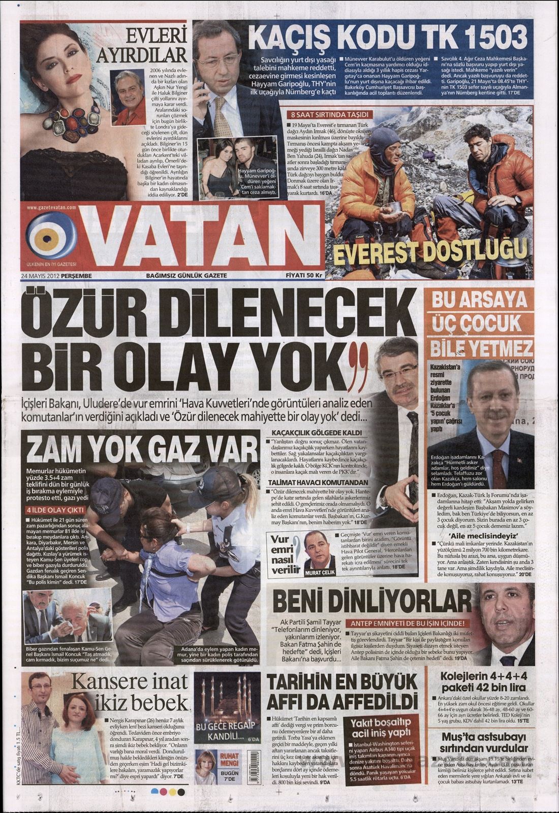 BASINDA BUGÜN (24.05.2012)