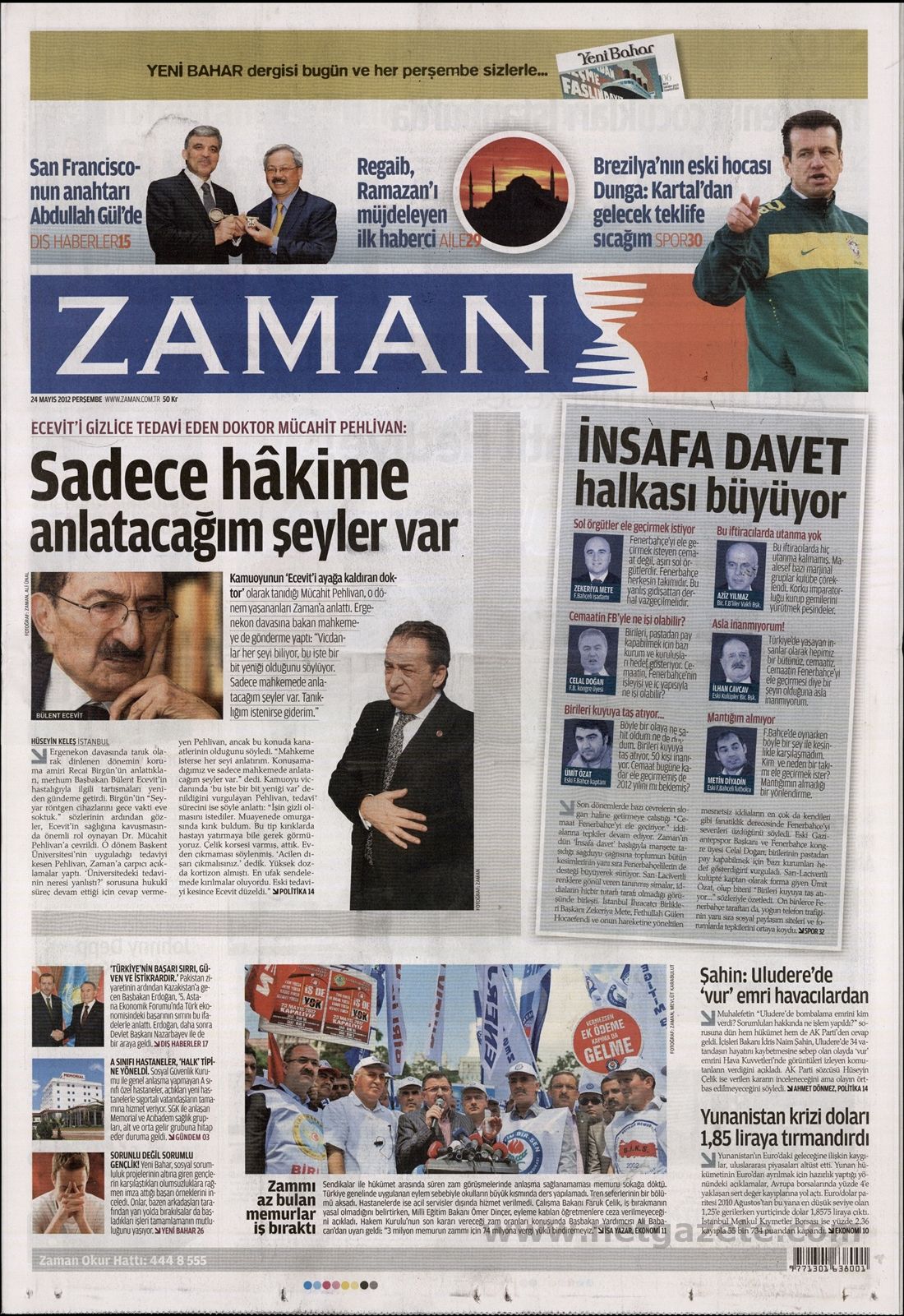 BASINDA BUGÜN (24.05.2012)