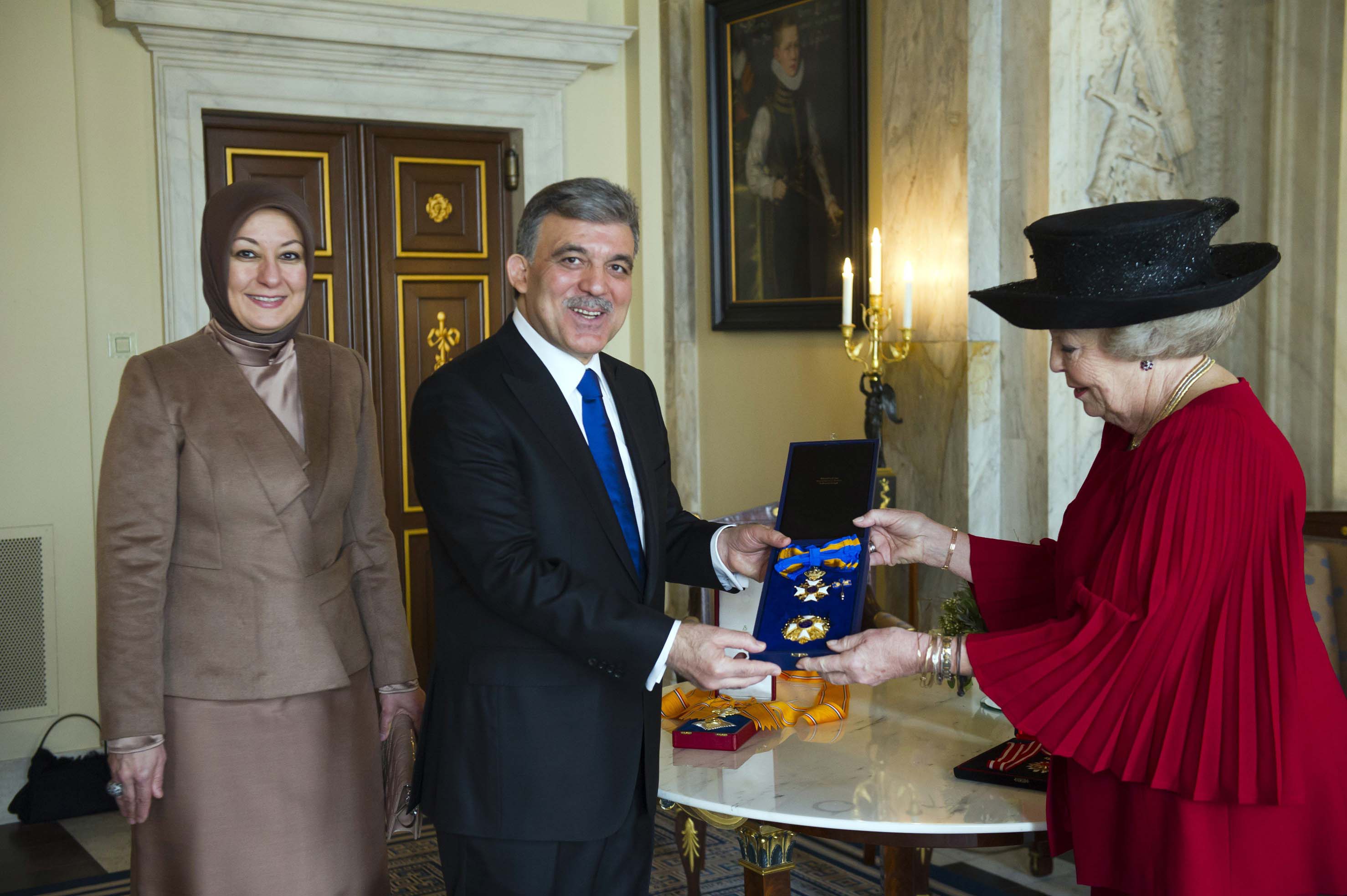 Gül, Hollanda Sarayında