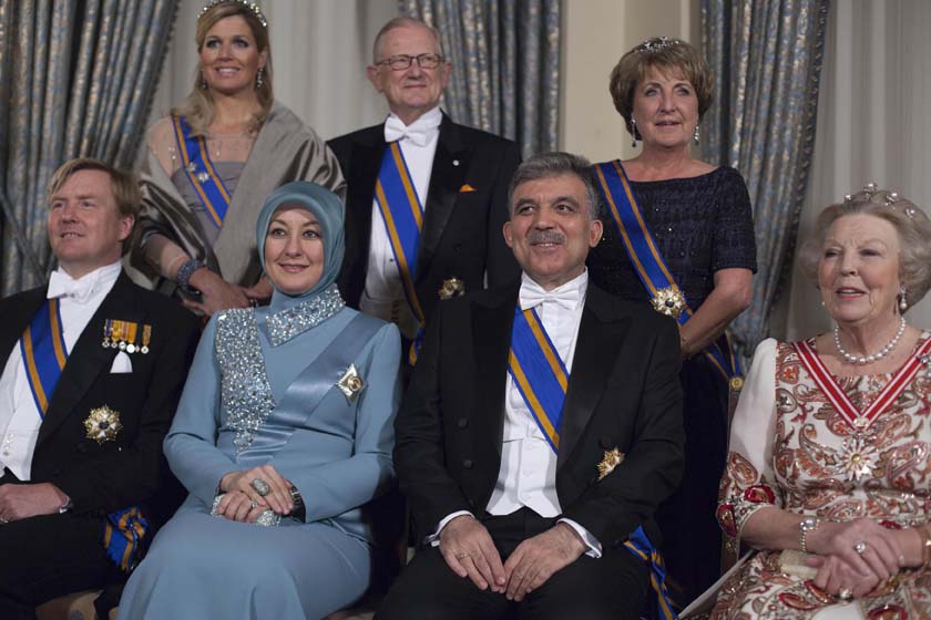 Gül, Hollanda Sarayında