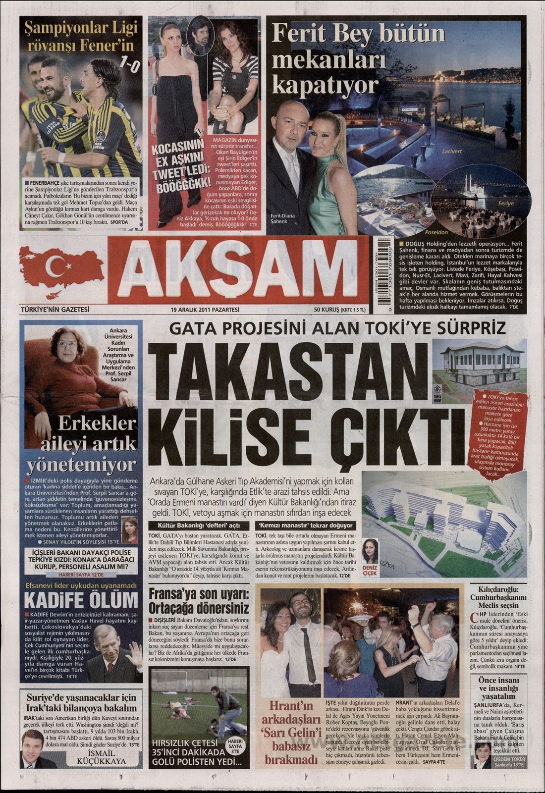 BASINDA BUGÜN (19.12.2011)
