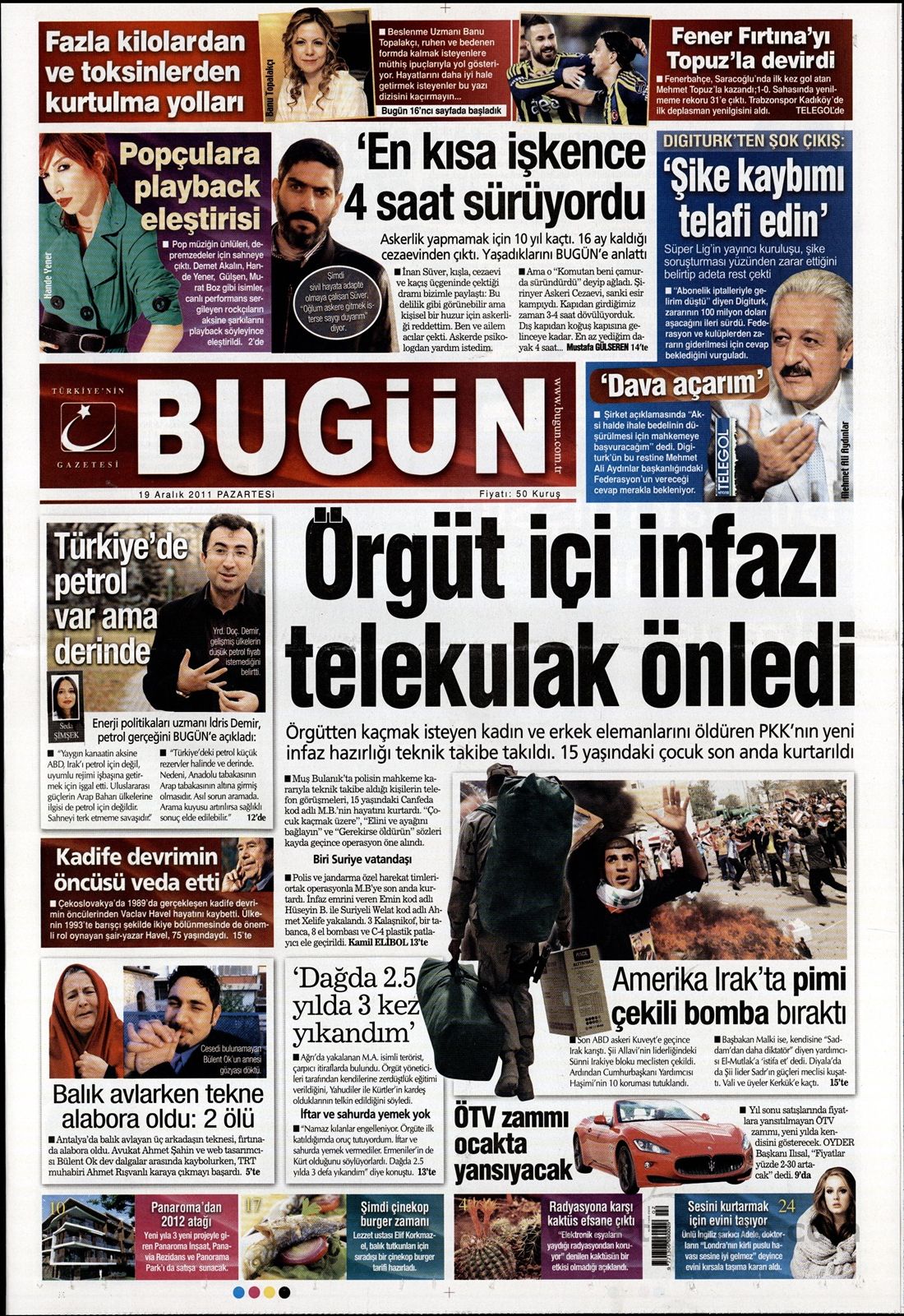 BASINDA BUGÜN (19.12.2011)