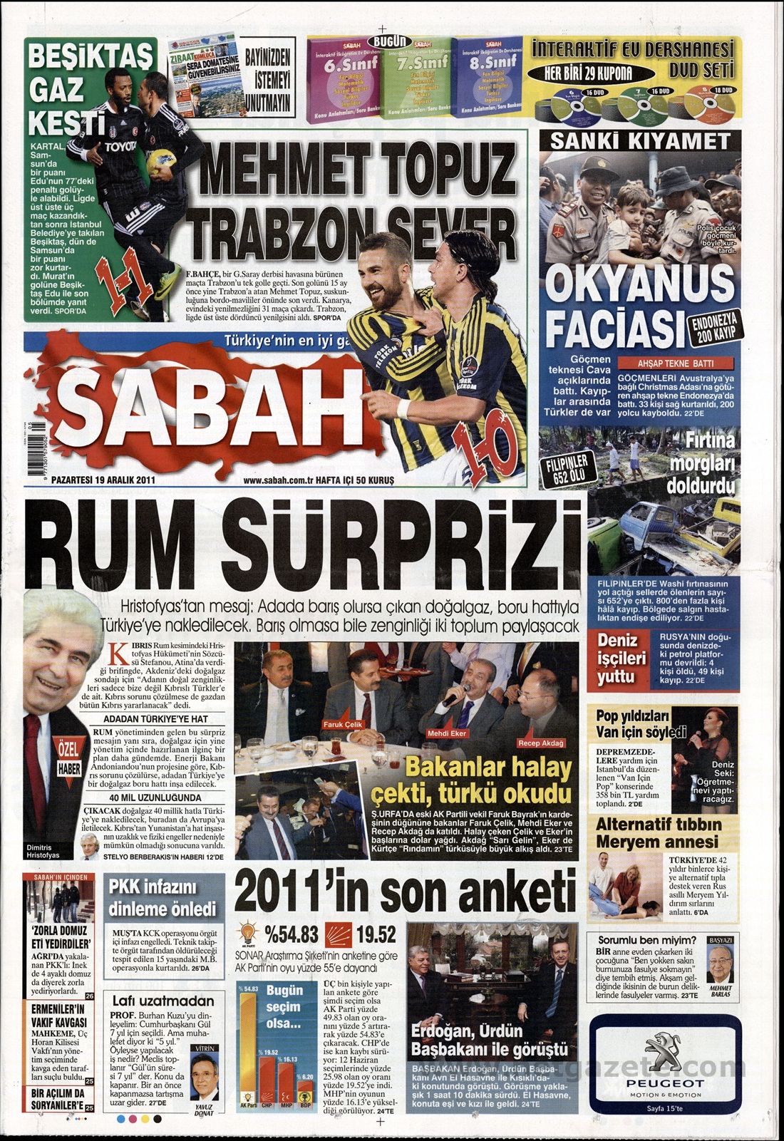 BASINDA BUGÜN (19.12.2011)