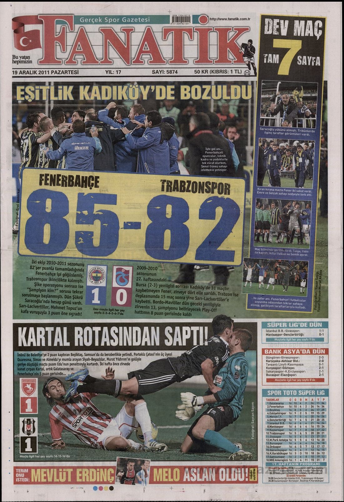 BASINDA BUGÜN (19.12.2011)