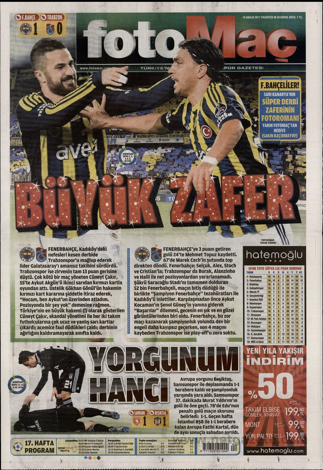BASINDA BUGÜN (19.12.2011)