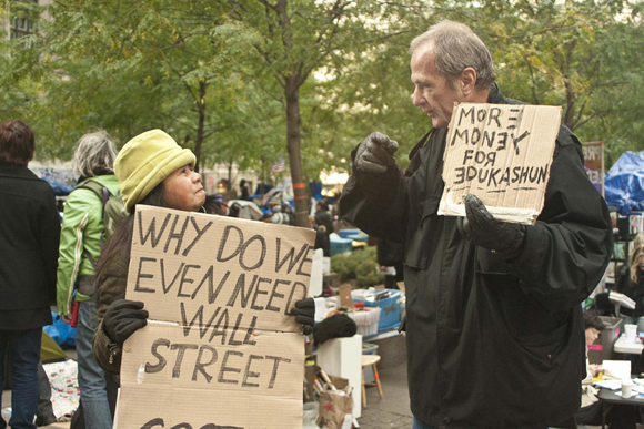 Wall Street isyanından manzaralar