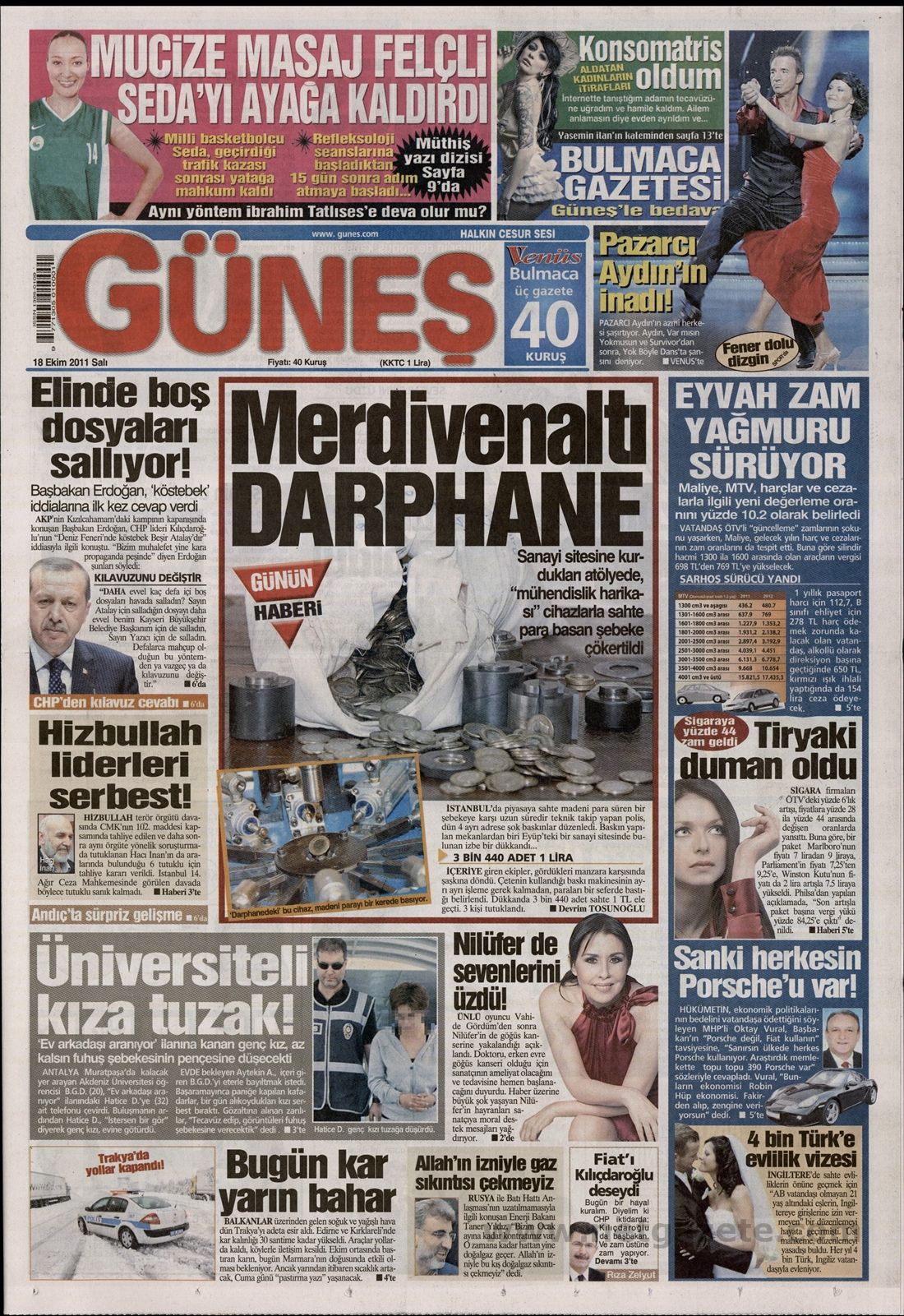 BASINDA BUGÜN (18.10.2011)