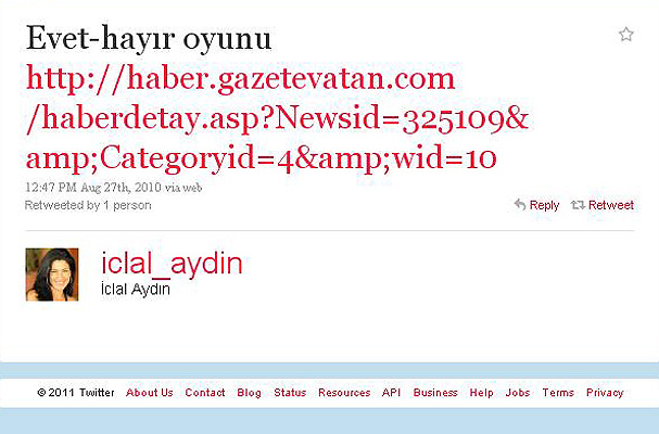 İlk tweetleri neydi