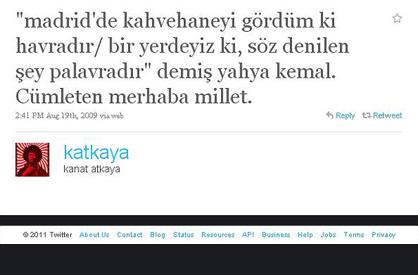 İlk tweetleri neydi